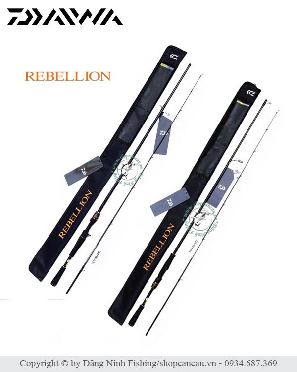 Cần câu lure Daiwa Rebellion - Kẻ nổi loạn 2020